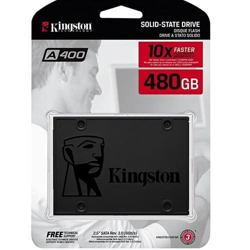 Накопитель Kingston SSD SATAIII A400 480 GB 2,5"