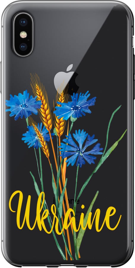 Чехол на iPhone XS Ukraine v2 (5445t-1583-42517)