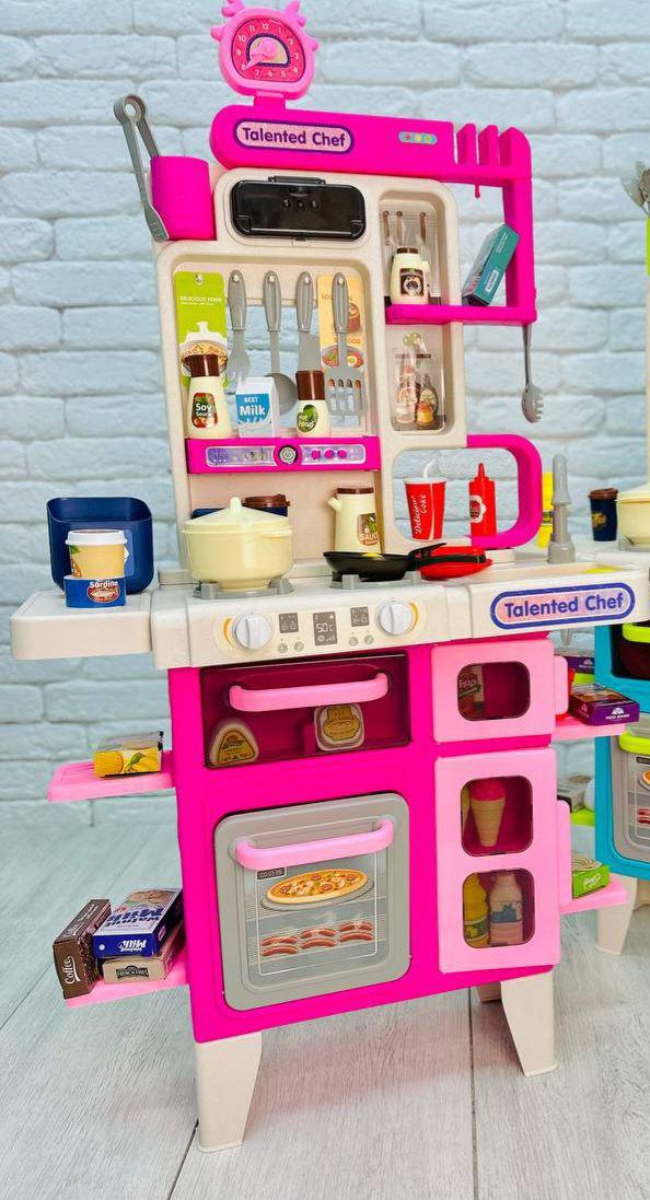 Кухня игровая 92 см 45 пр. Розовый (2529) - фото 5