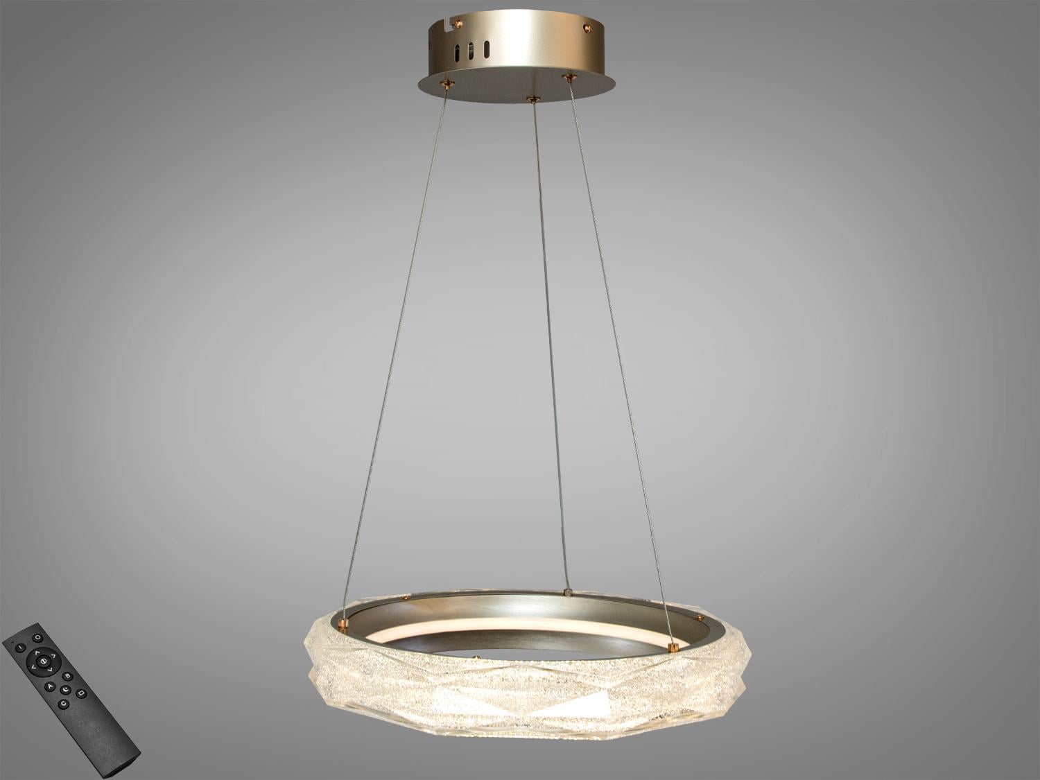 Люстра подвесная LED Diasha пульт/52Вт Золотой (583-400G)