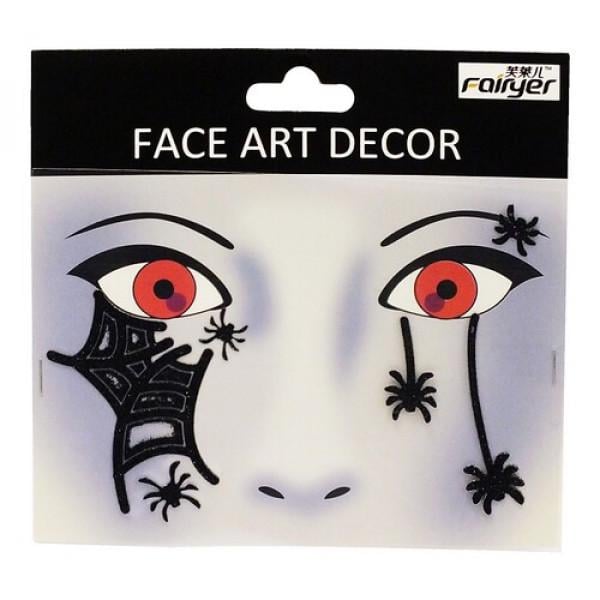 Декор на Хэллоуин Seta Наклейки Face ART Decor (15-189-9)