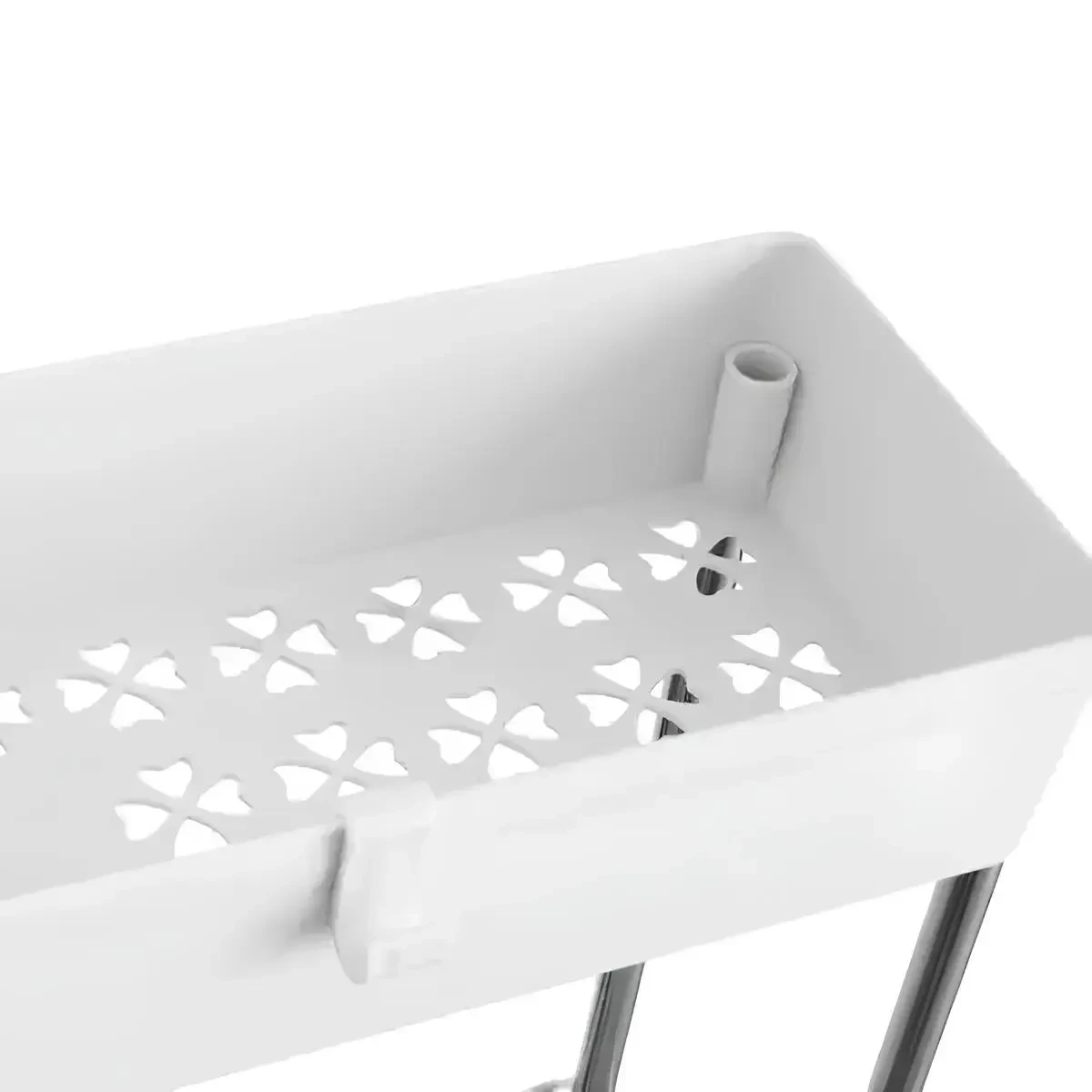 Стелаж на коліщатках Bathroom Rack 4 рівні 87х38х13 см (BRA8738) - фото 2