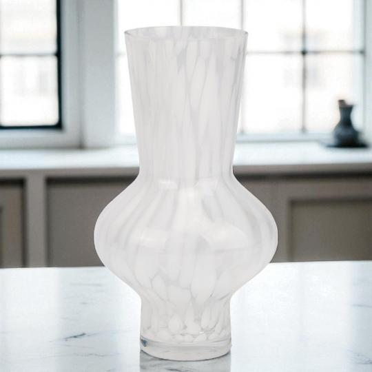Ваза Modern Искрыстость 26 см Белый (9287-006)