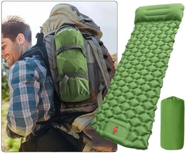 Надувний матрац 190х58х5 см з вбудованим насосом і подушкою - фото 3 Надувний матрац 190х58х5 см з вбудованим насосом і подушкою - фото 3