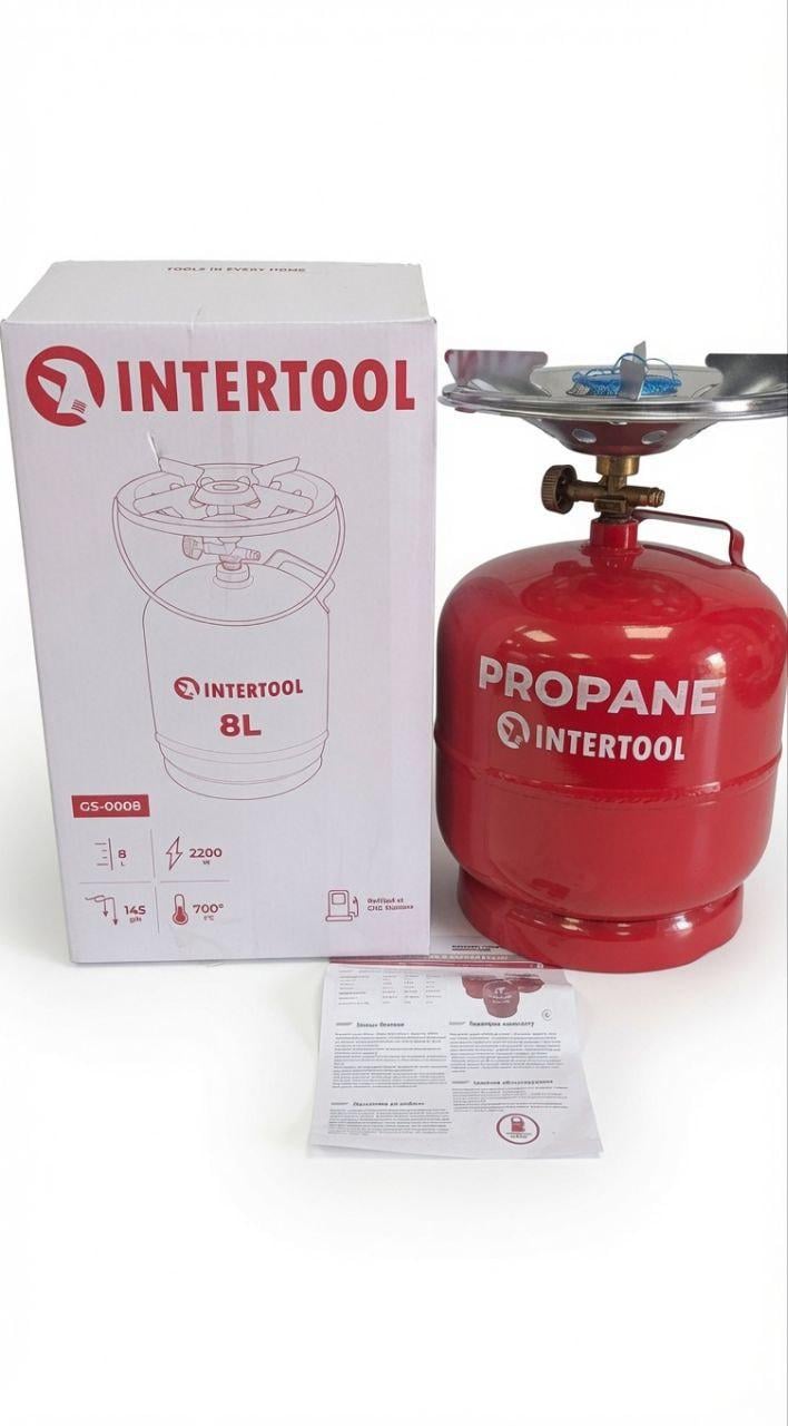 Комплект газовий кемпінговий Intertool 8 л