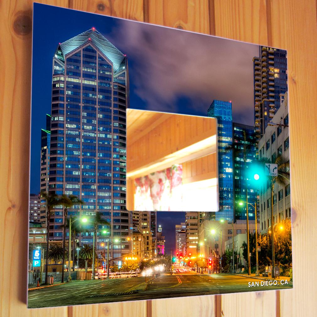 Зеркало декоративное Сан Диего США 260х260 мм (M04014)