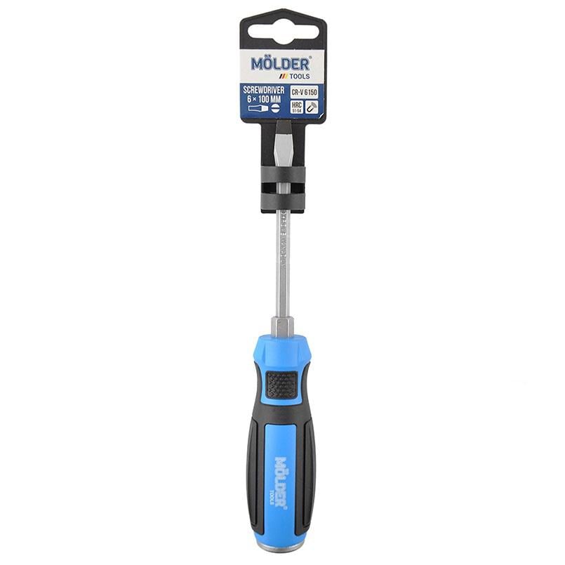Отвертка шлицевая Molder SL6x100 мм (MT33003)