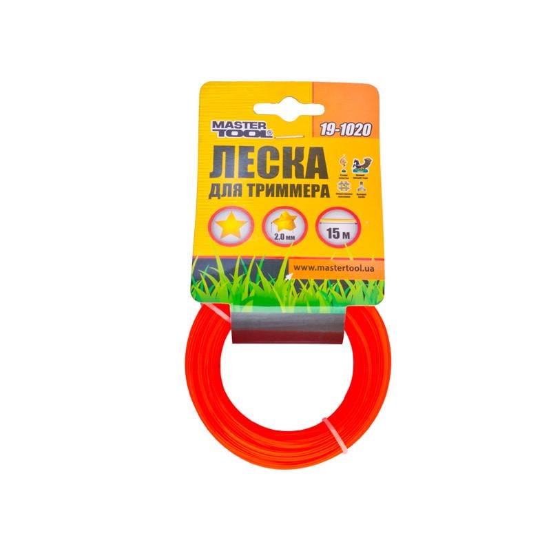 Жилка для тримера Mastertool Зірка 2,00 мм 15 м (19-1020)