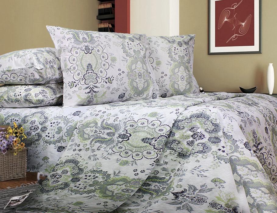 Простынь на резинке Т0437 200х220 Серый/Черный (129520)