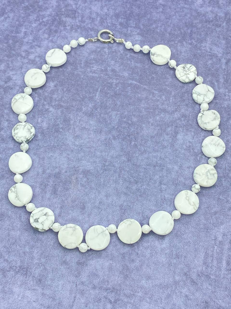 Бусы говлит 54 см Разноцветный (9930)