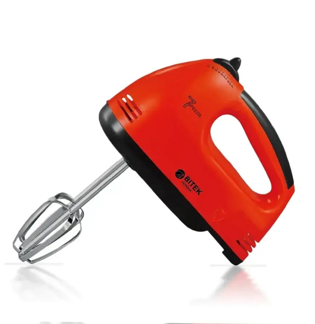 Миксер кухонный ручной R-6633 250 Вт Красный (Mksr-9) Миксер кухонный ручной R-6633 250 Вт Красный (Mksr-9)