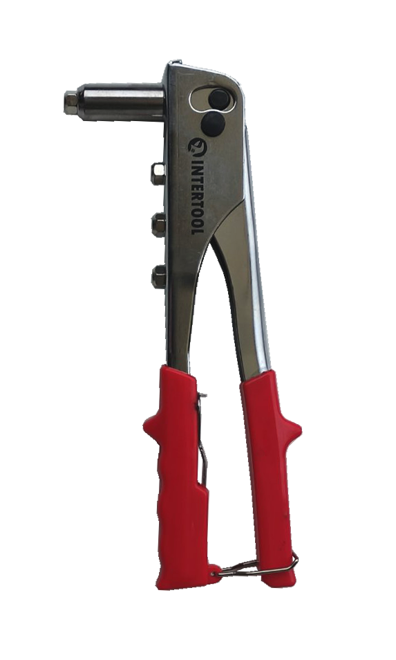 Заклепочник хромированный Intertool 250 мм (RT-0004)