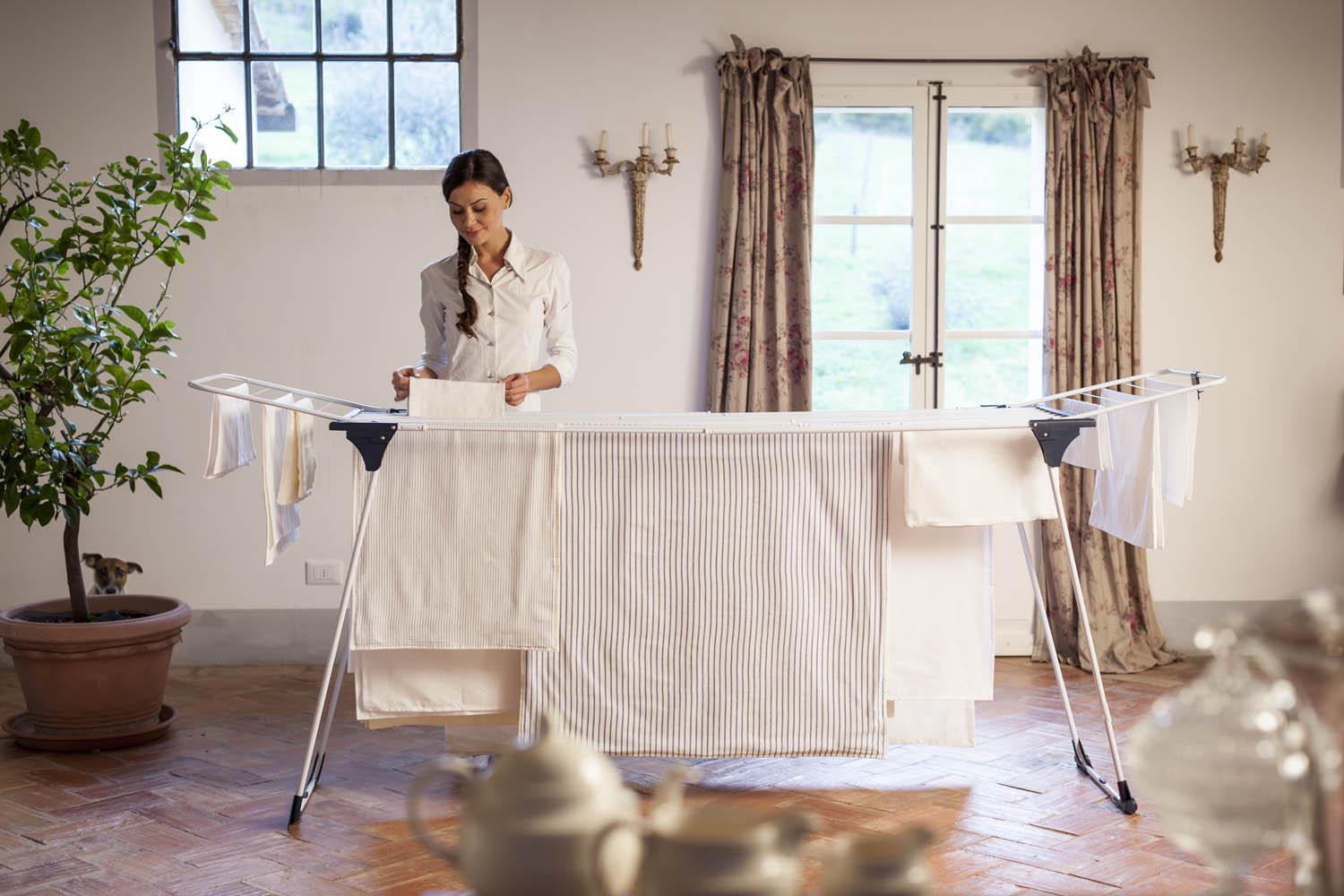 Сушилка для белья напольная Gimi Dinamik 30 27 м (157202) - фото 4 Сушилка для белья напольная Gimi Dinamik 30 27 м (157202) - фото 4