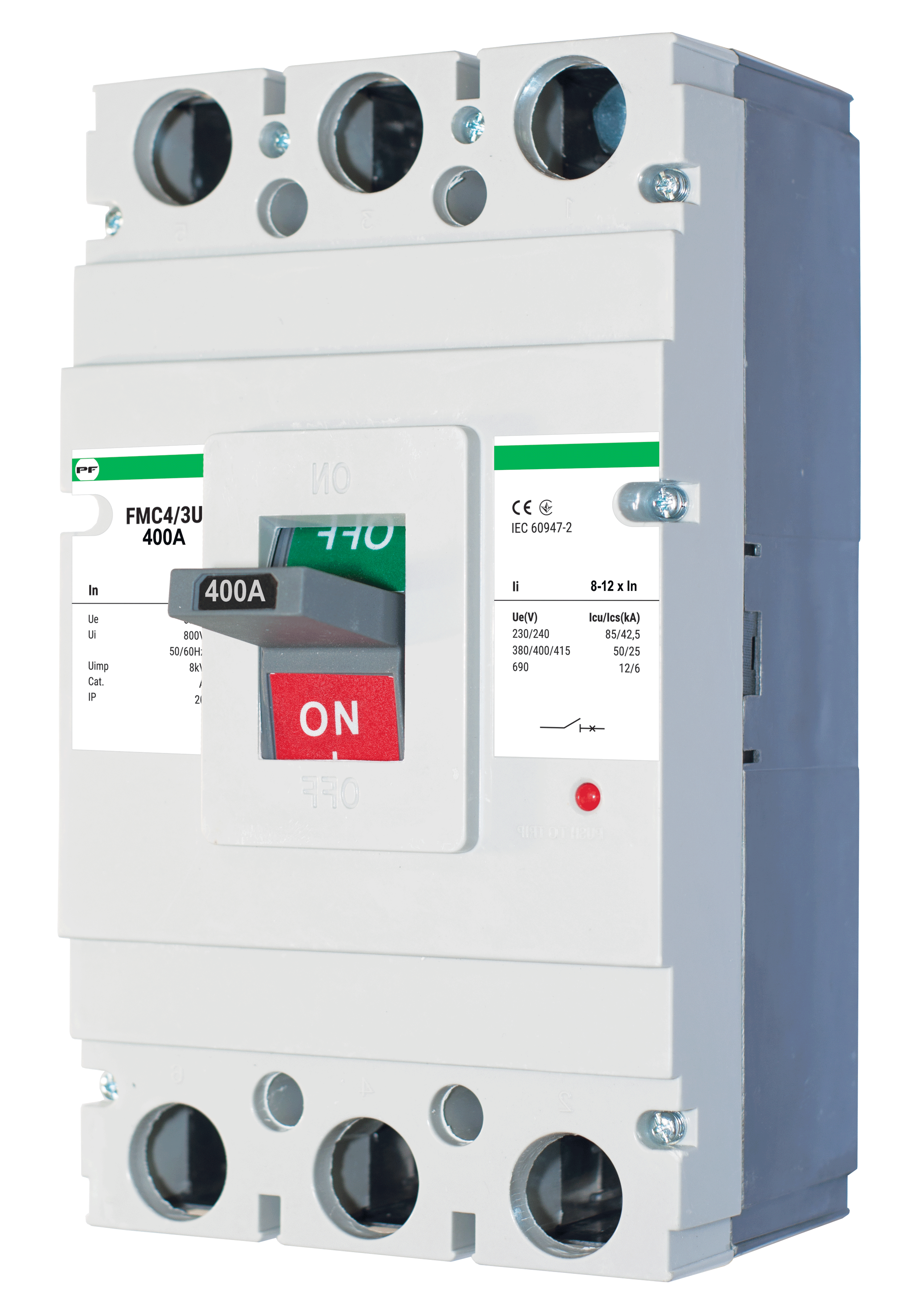 Автоматический выключатель FMC4/3U 400A 8-12In (16490)