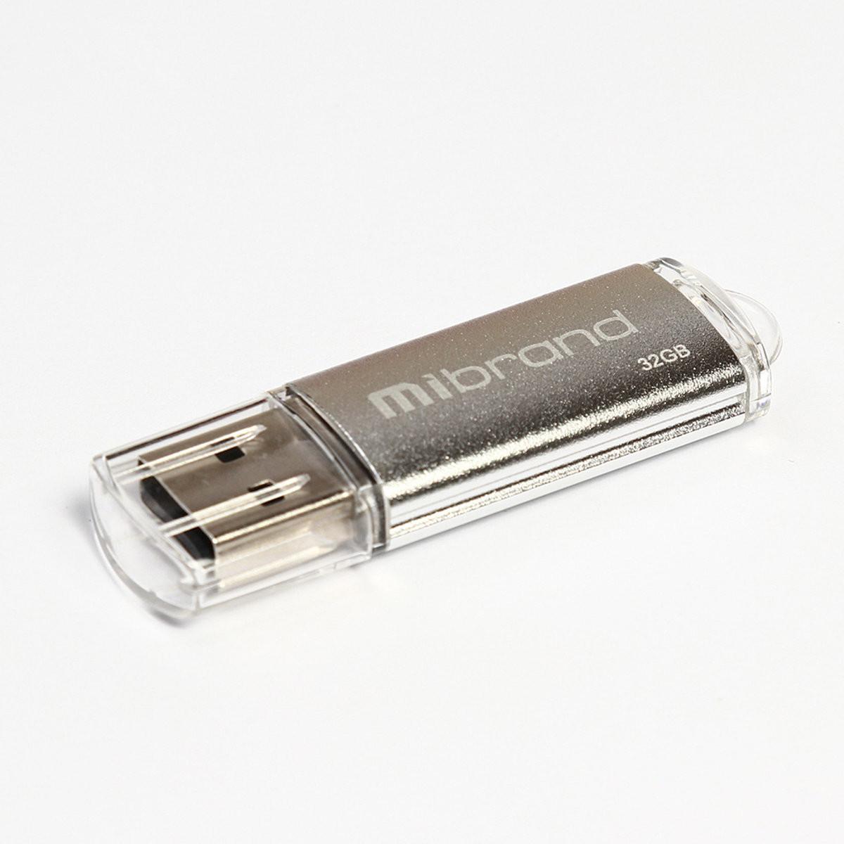 Flash Mibrand USB 2.0 Cougar 32Gb Silver (29caa1-15491)