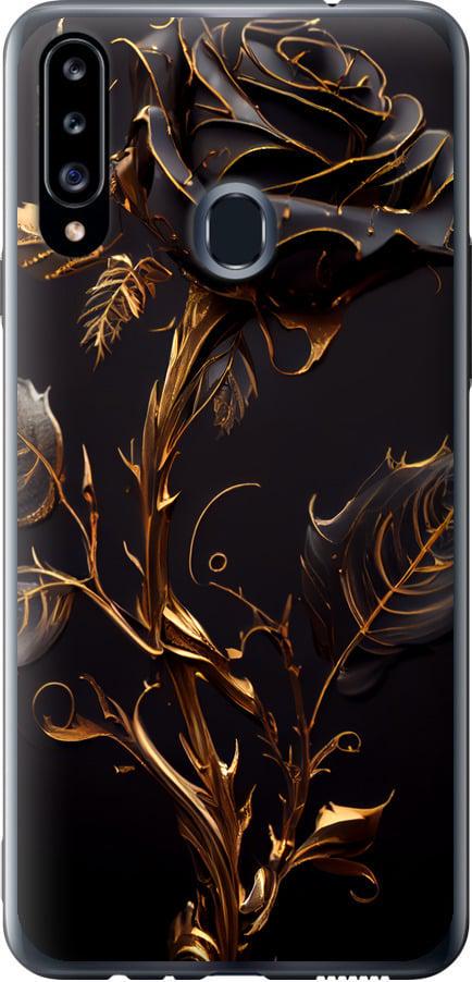 Чехол на Samsung Galaxy A20s A207F Роза 3 (5552t-1775-42517)