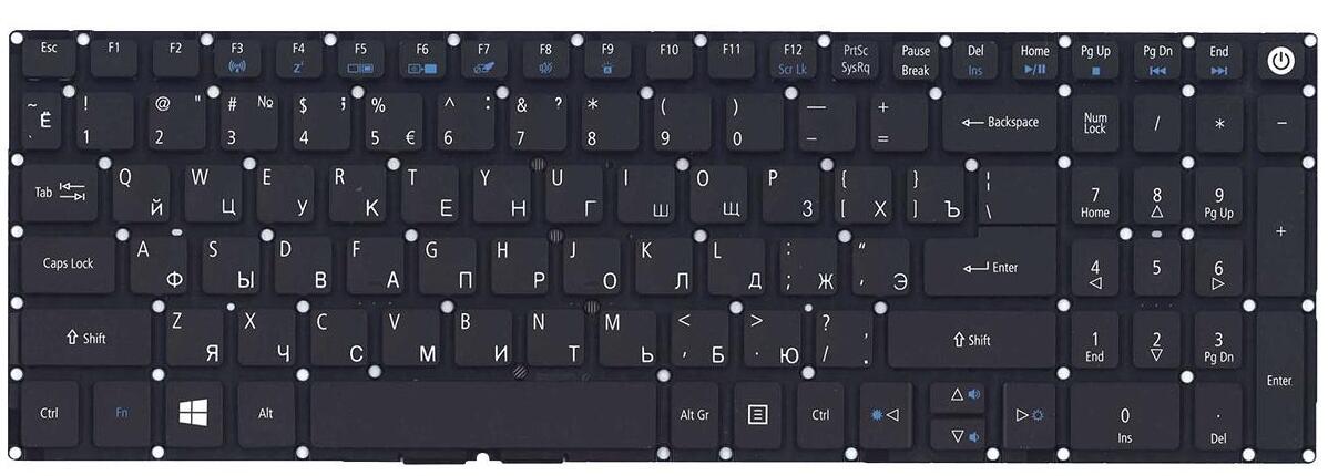 Клавіатура для ноутбука Acer Aspire A715-73G (NK.I1517.007)