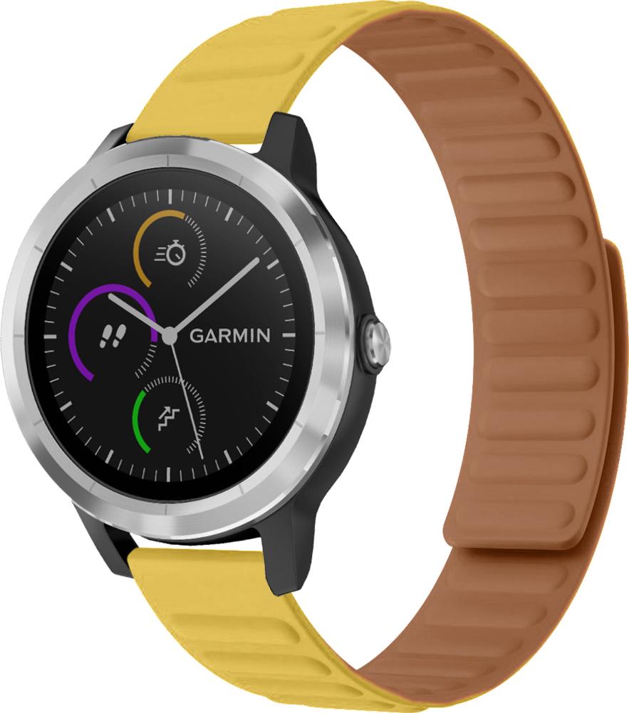 Ремінець Magneter для Garmin Vivoactive 3 Yellow (26609-0A)