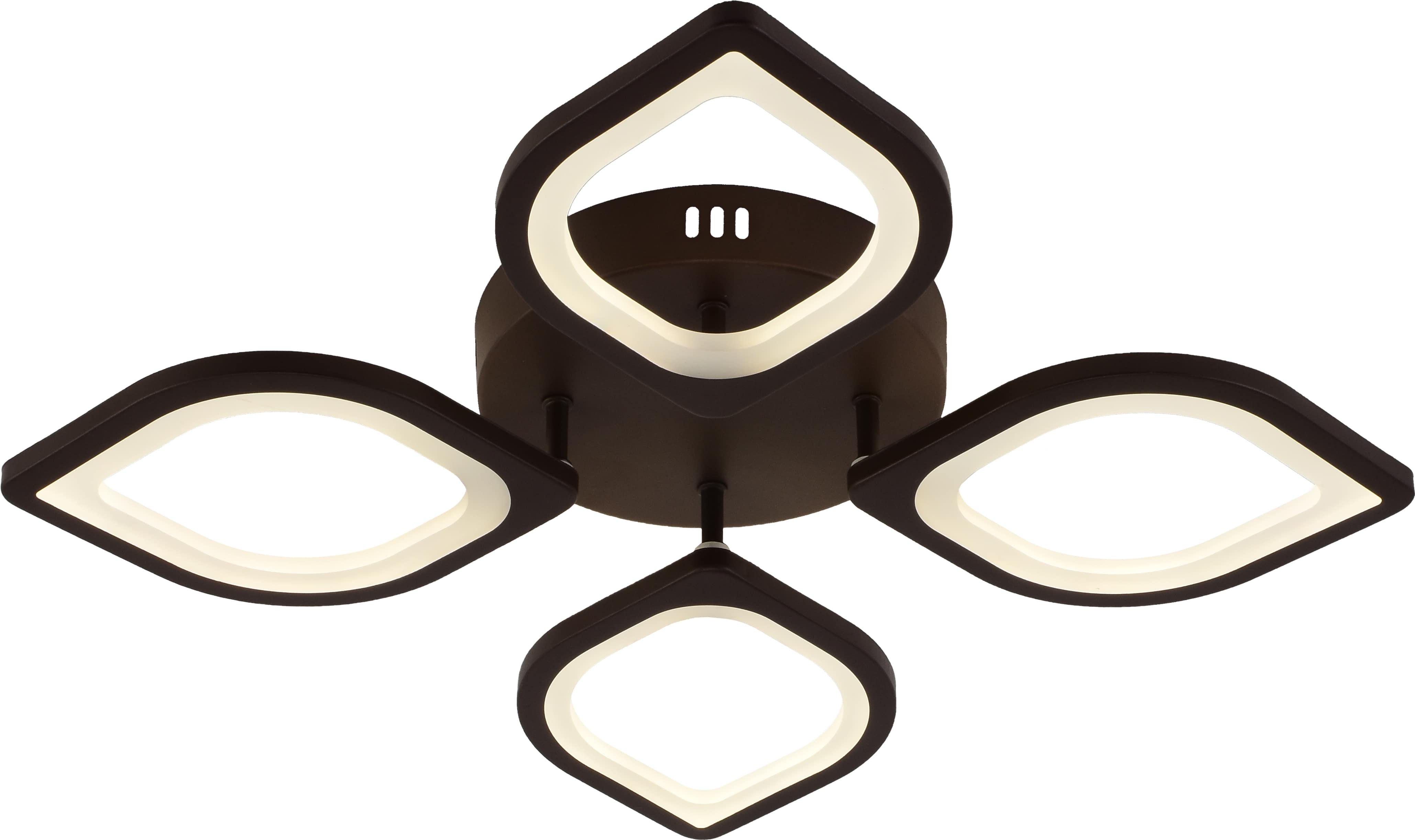 Люстра светодиодная акриловая Sirius MX10016/4B COF 80 W (000035220)