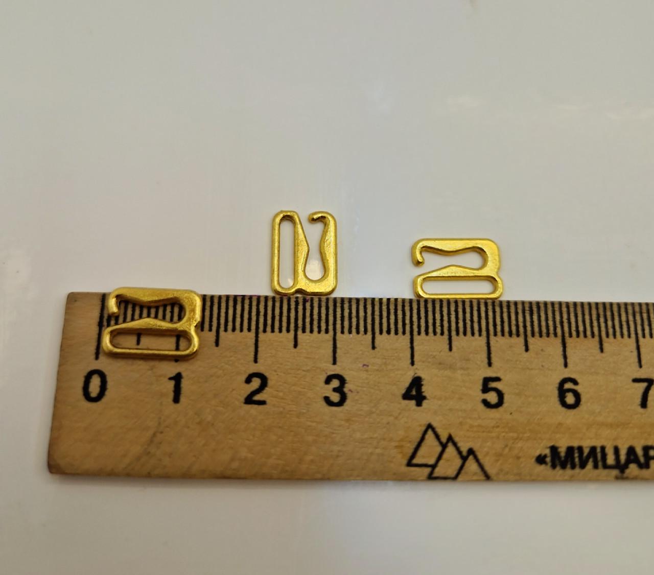 Гачок металевий для бретелів бюстгальтера 1,5 см Золотий (2251993120) - фото 3 Гачок металевий для бретелів бюстгальтера 1,5 см Золотий (2251993120) - фото 3