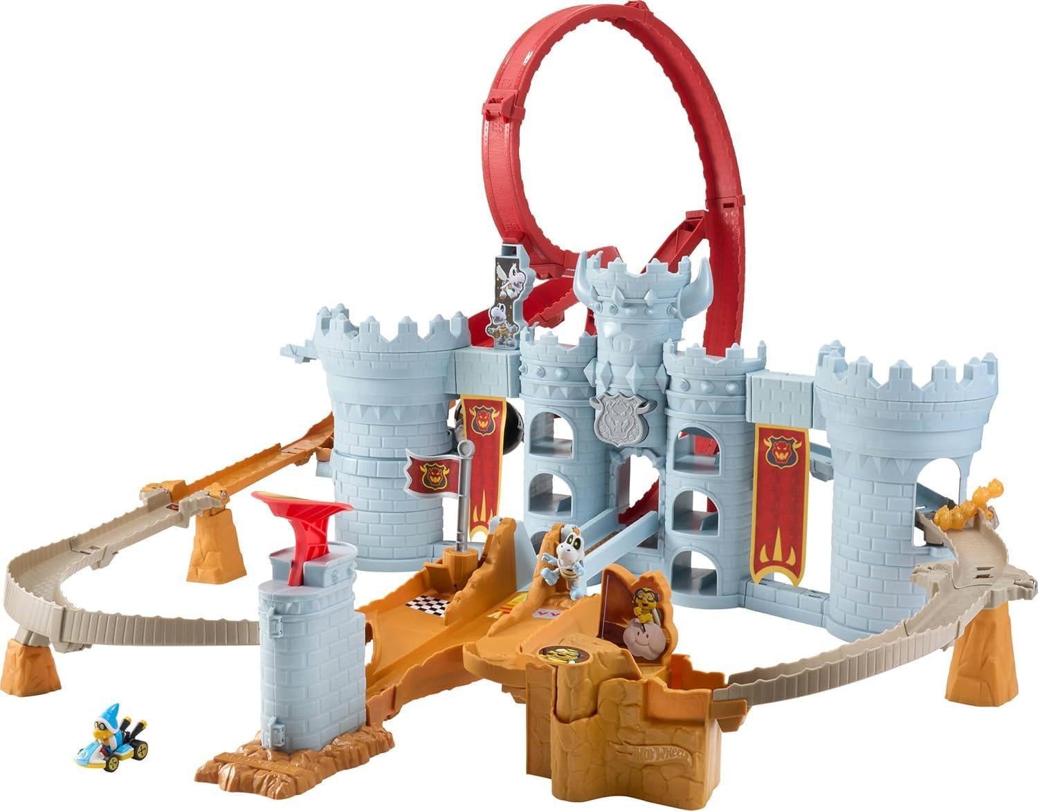 Трек Hot Wheels Супер Маріо Замок Боузера з місцями для 30+ машинок (31191930)