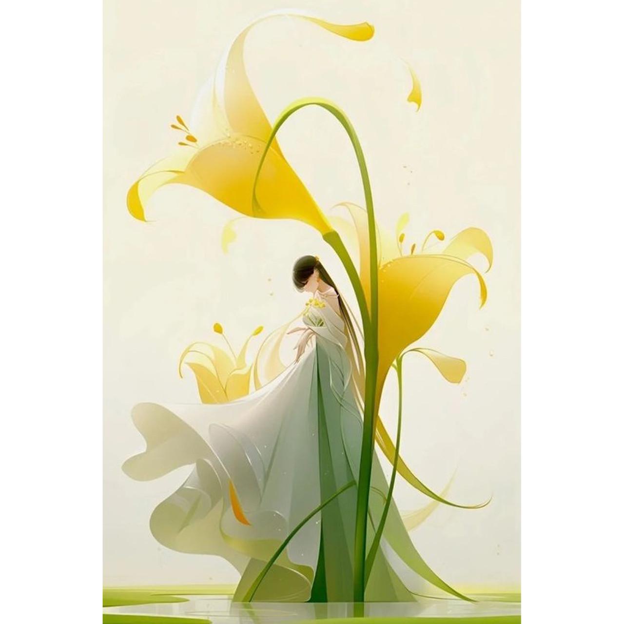 Алмазная мозаика Strateg Танец с природой 30х40 см (HEG87042)