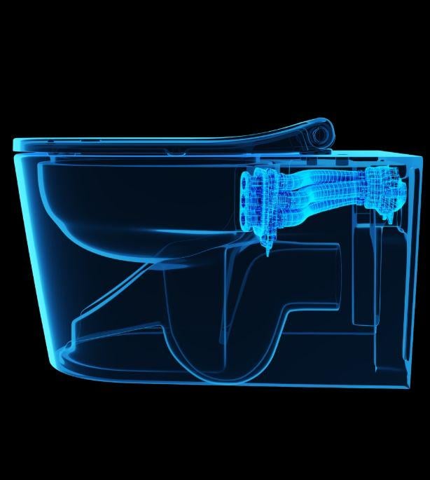 Унитаз подвесной VitrA Nest QuaFlush с сиденьем Soft Close (88-7870B403-7205) - фото 3