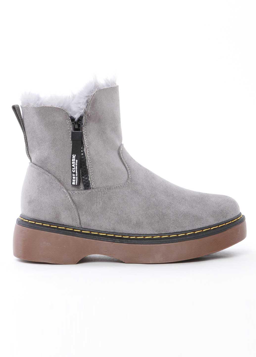 Черевики жіночі Fashion 337574 р. 36 23,5 см Сірий - фото 7 Черевики жіночі Fashion 337574 р. 36 23,5 см Сірий - фото 7