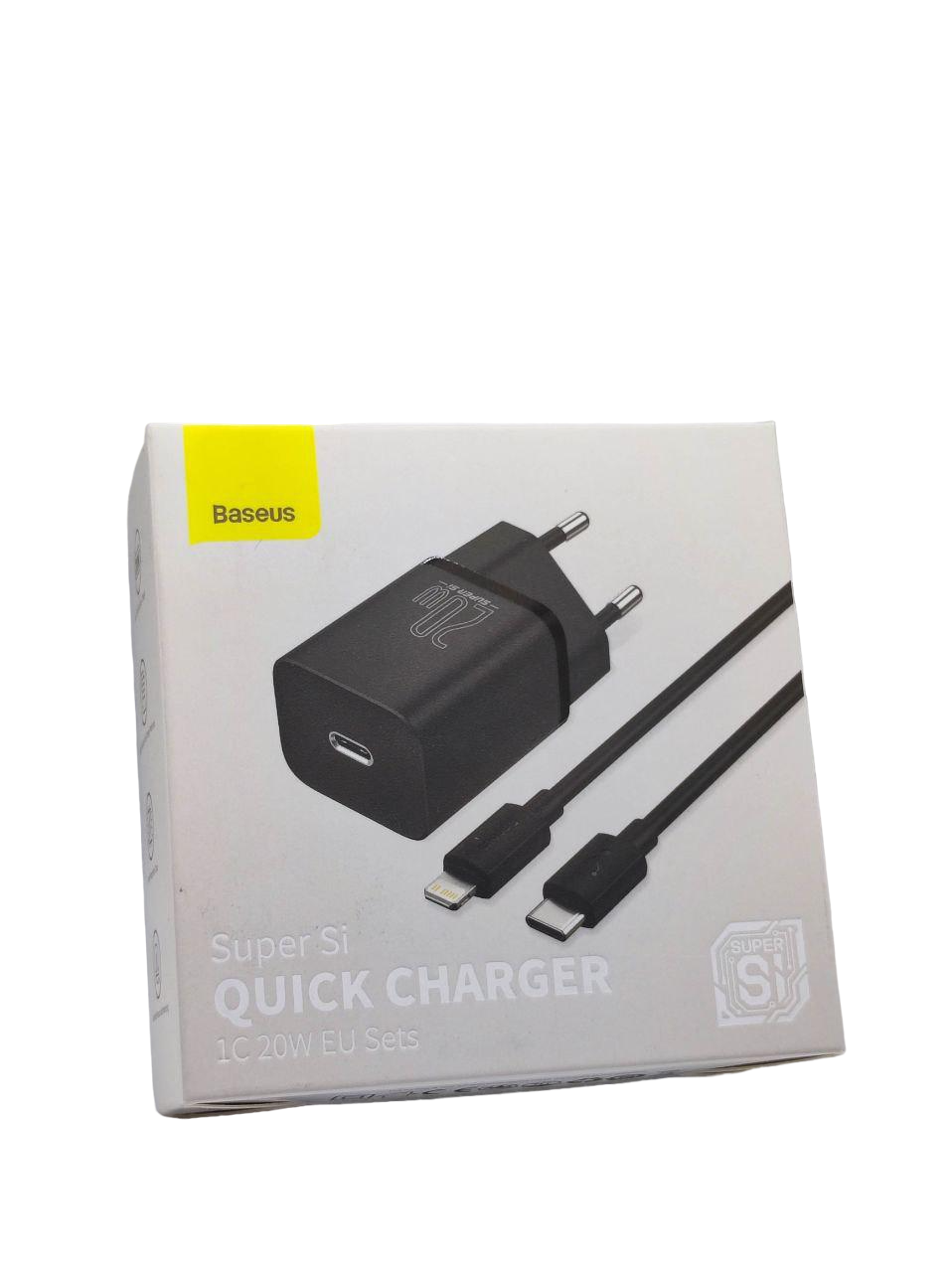 Зарядний пристрій Baseus Super Si Quick Charger 1C PD3.0 30W Type-C 3A