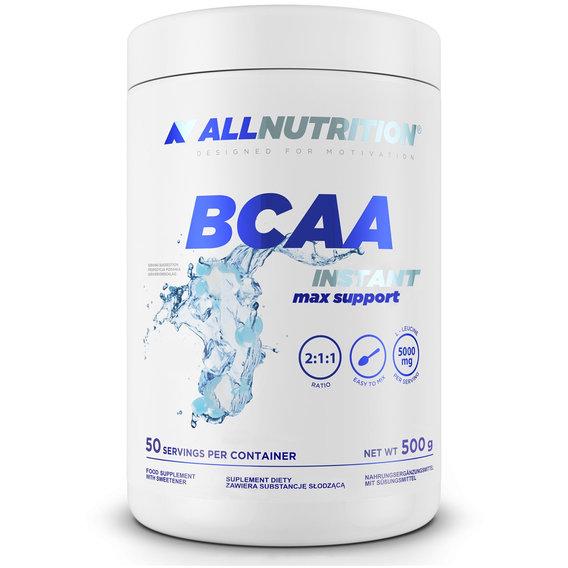 Амінокислота BCAA для спорту All Nutrition BCAA Max Support Instant 500 г 50 порцій Watermelon