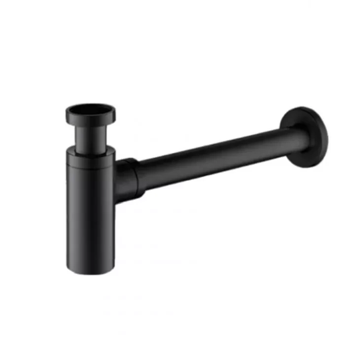 Сифон для раковины Frap F82-7 пйд донный клапан латунь Черный (2103301400)