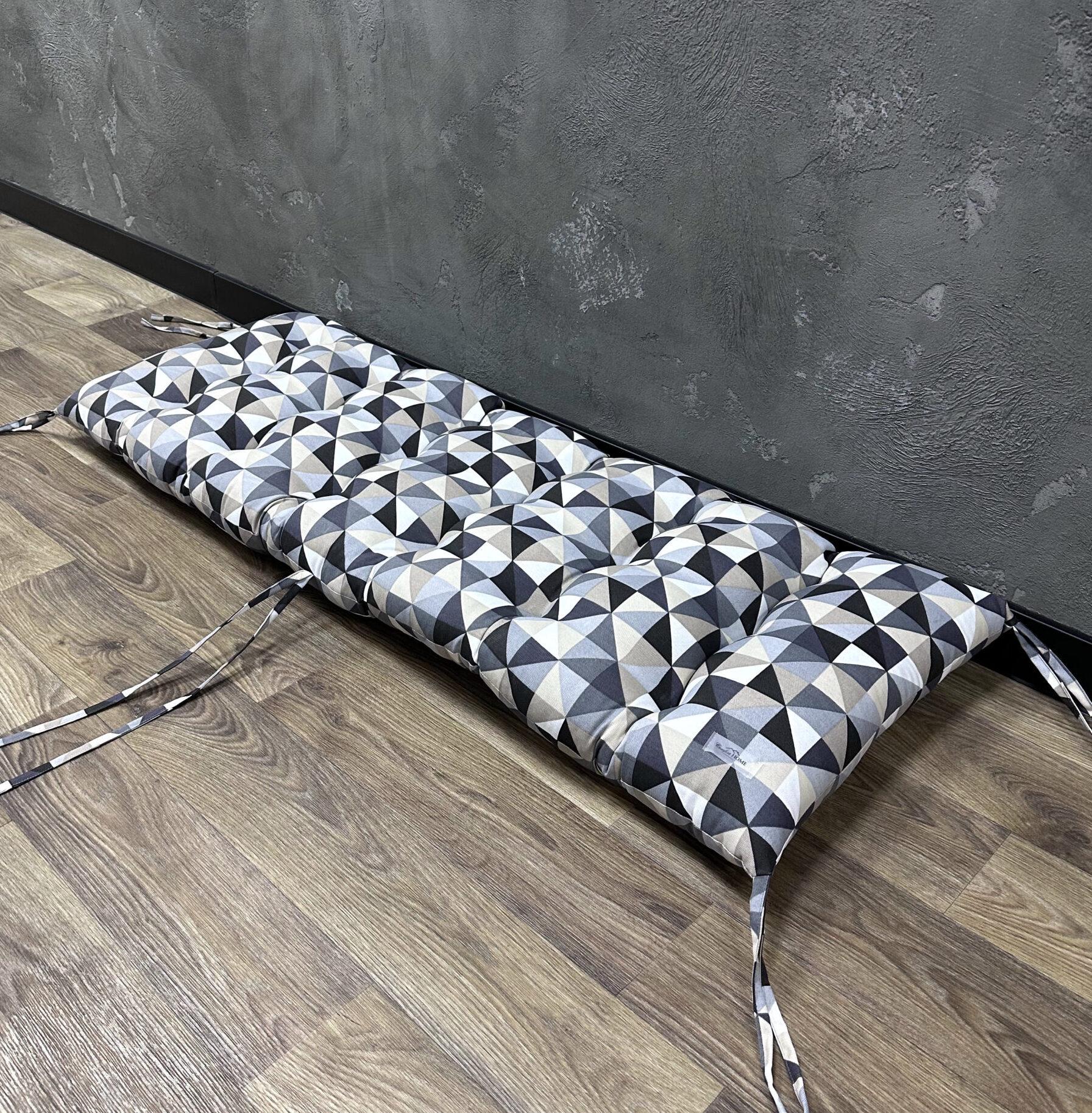 Подушка Comfort Home Mosaic на подоконники/каркасы/поддоны/садовую мебель 100х50 см