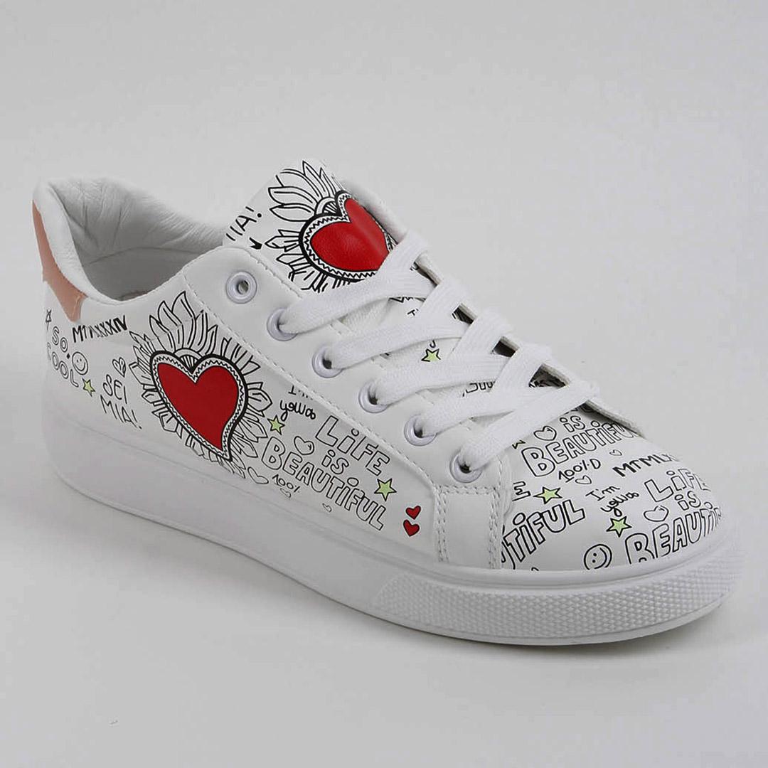 Кеди жіночі 339076 р. 38 24 см Білий