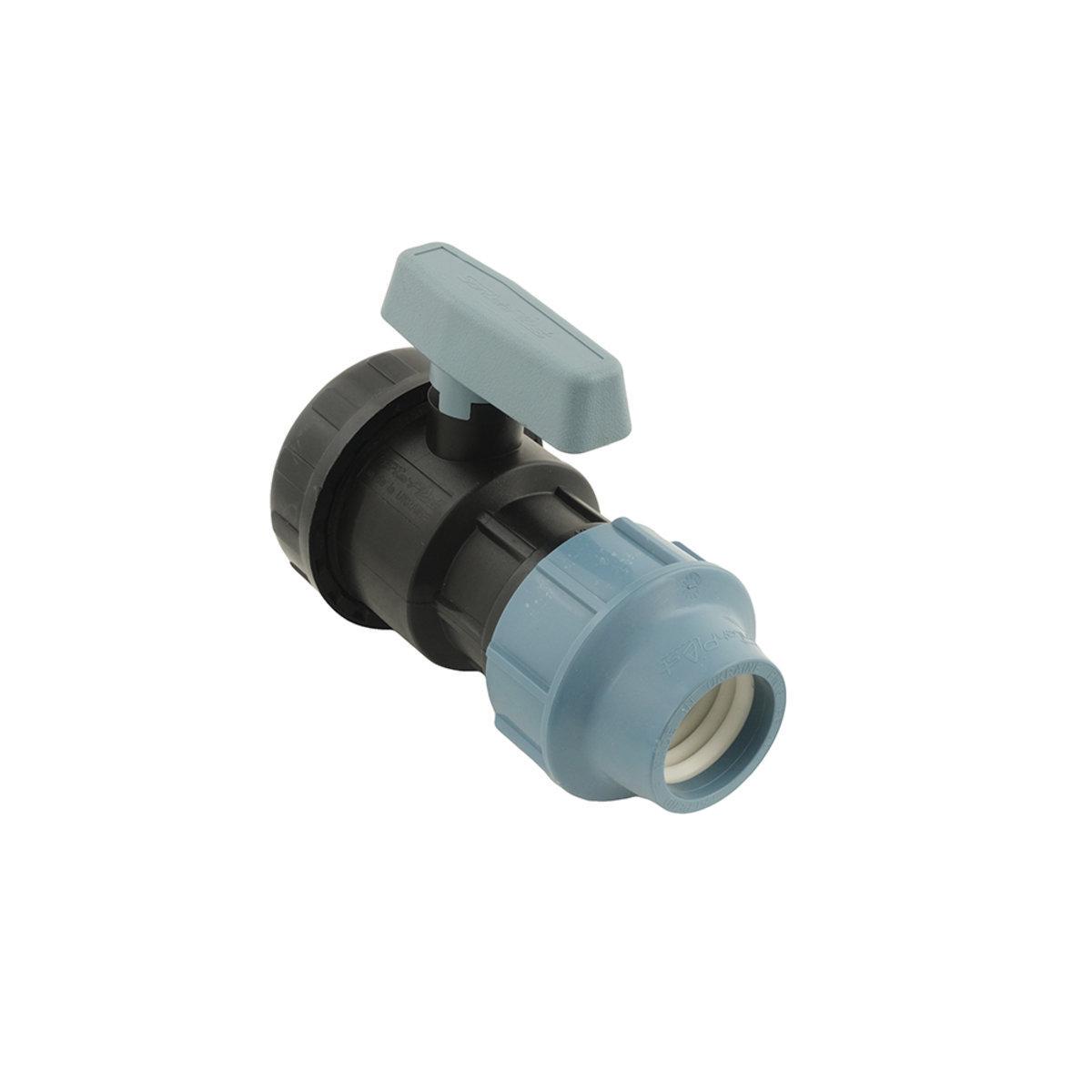 Кран кульовий SantehPlast ПНД ВВ 1-1/4" (25459) - фото 2 Кран кульовий SantehPlast ПНД ВВ 1-1/4" (25459) - фото 2