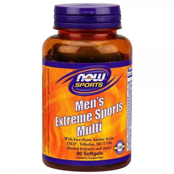 Вітамінно-мінеральний комплекс NOW Foods Men's Extreme Sports Multi 90 Softgels