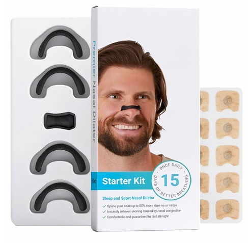 Магнитный расширитель GOSPO Intake против храпа 60 полосок и клипса для улучшения дыхания носа на 30 дней (H-0002) - фото 7