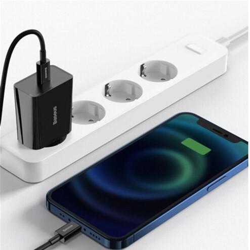 Зарядное устройство Baseus 20W Speed Mini Quick Charger 3.0 Power Delivery 3.0 1Type-C 3A Black (CCFS-SN01) - фото 8 Зарядное устройство Baseus 20W Speed Mini Quick Charger 3.0 Power Delivery 3.0 1Type-C 3A Black (CCFS-SN01) - фото 8