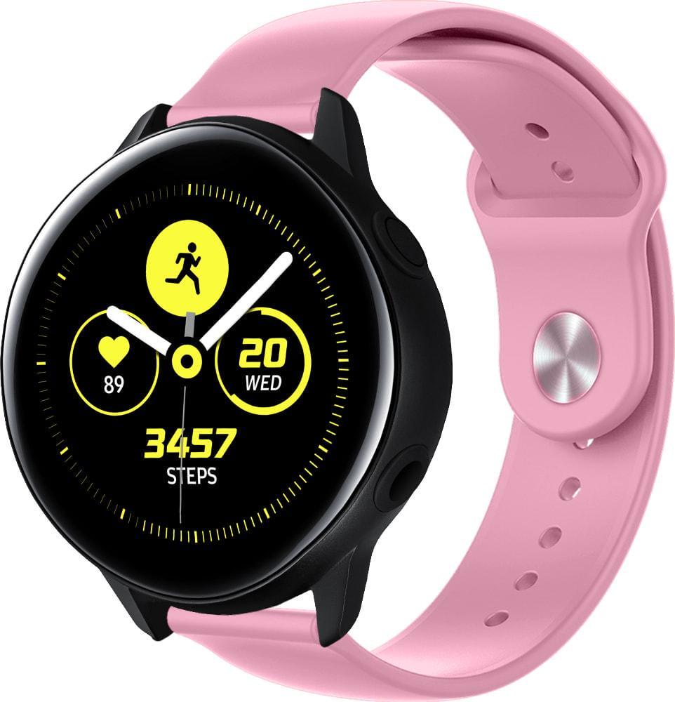 Ремешок Base для Galaxy Watch Active Rose Pink (35194)