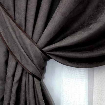 Комплект штор SPARTA микровелюр 1,5х2,7 м 2 шт. Какао (968ш) - фото 5 Комплект штор SPARTA микровелюр 1,5х2,7 м 2 шт. Какао (968ш) - фото 5