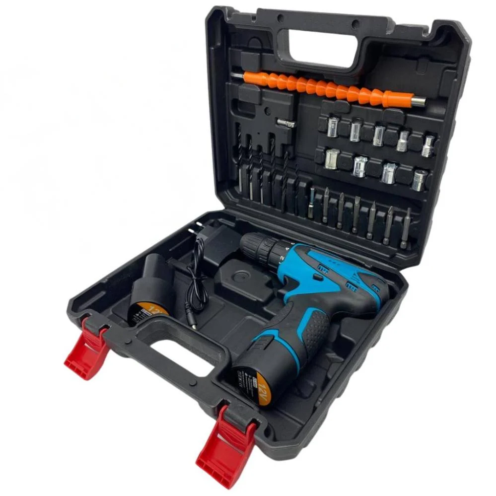 Акумуляторний шуруповерт 12 V з набором