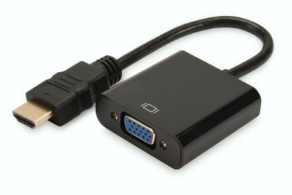 Адаптер Digitus HDMI to VGA Черный (ERC-DA-70461)