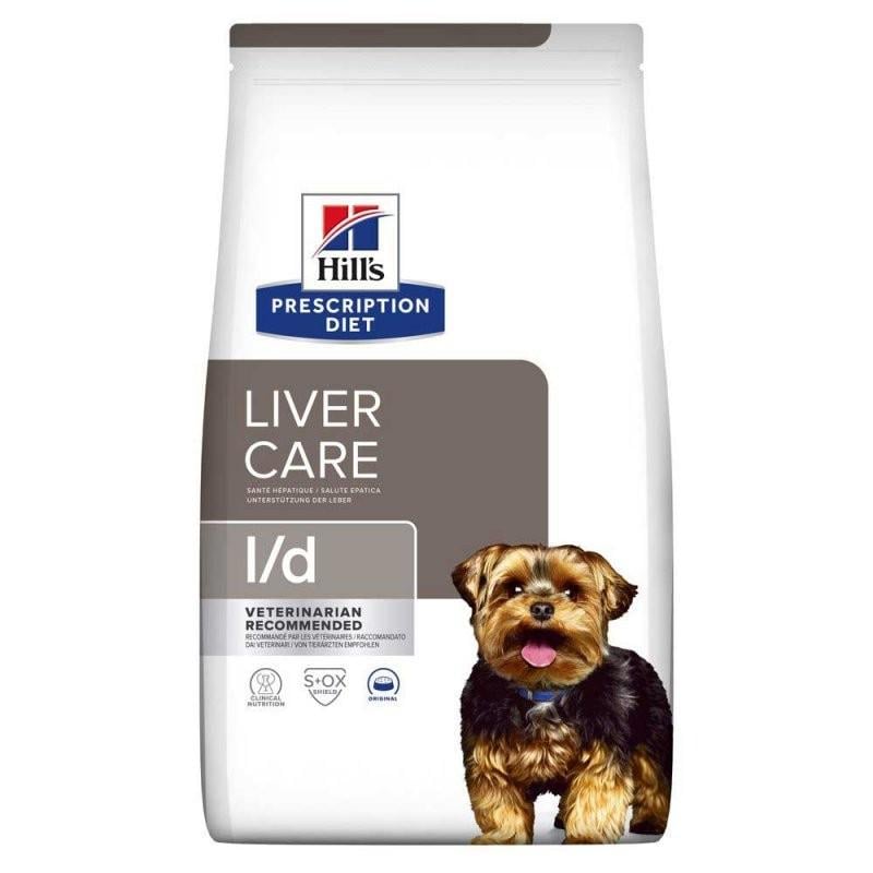 Сухий корм для собак Hill's PD l/d Liver Care захворювання печінки/ліпідоз/гепатоенцефалопати 1,5 кг (052742041698)