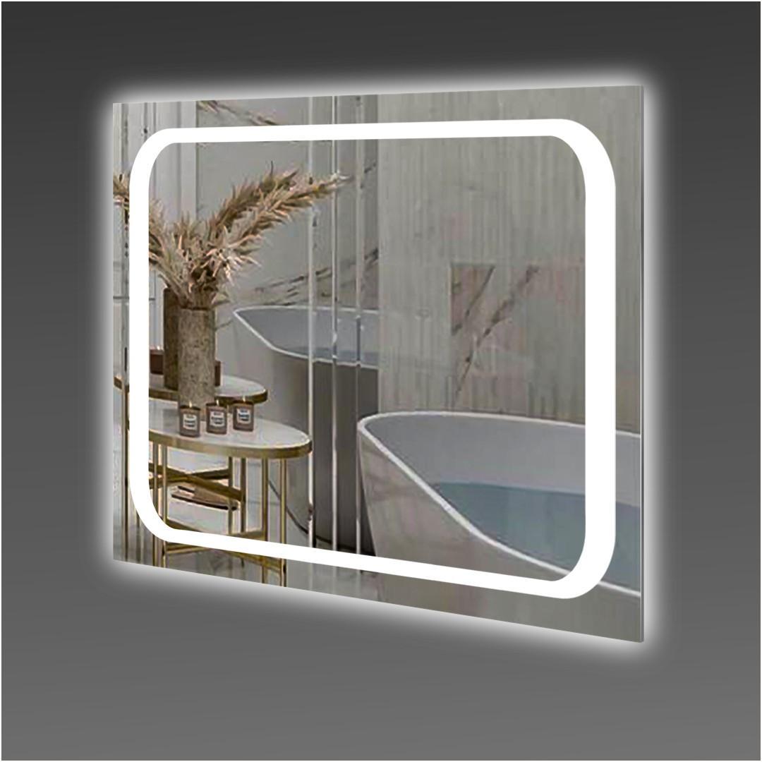 Зеркало EKVATOR MLP-44 с комбинированной LED-подсветкой Премиум 55х80 см