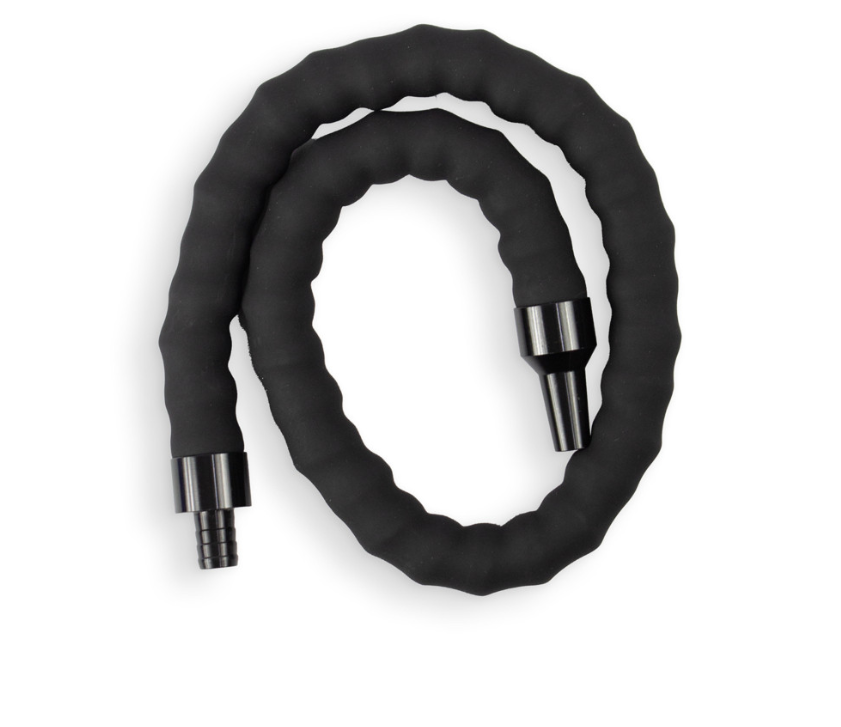 Мундштук для кальяна геймерский STORM Premium гибкий шланг 74 см Black