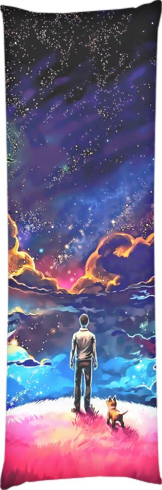 Подушка дакимакура Космос New 40x100 см (13534082)