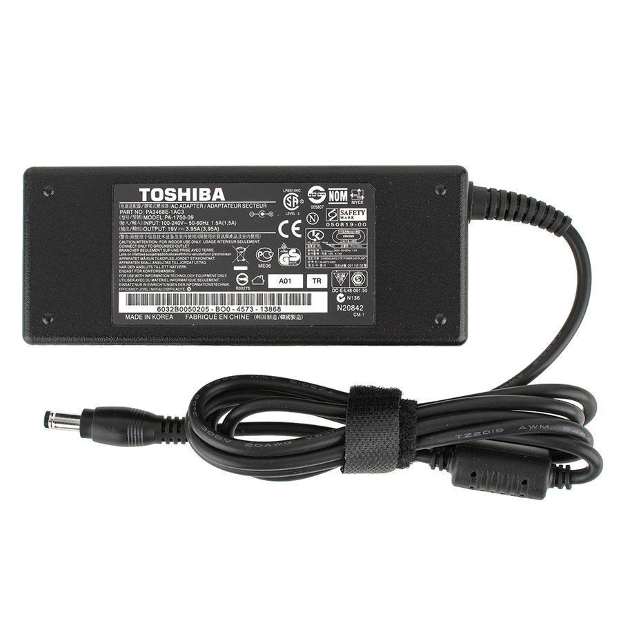 Блок питания для ноутбука Toshiba 19V 3,95A 75W без кабеля 5,5х2,5 мм прямой разъем Black (20467290)