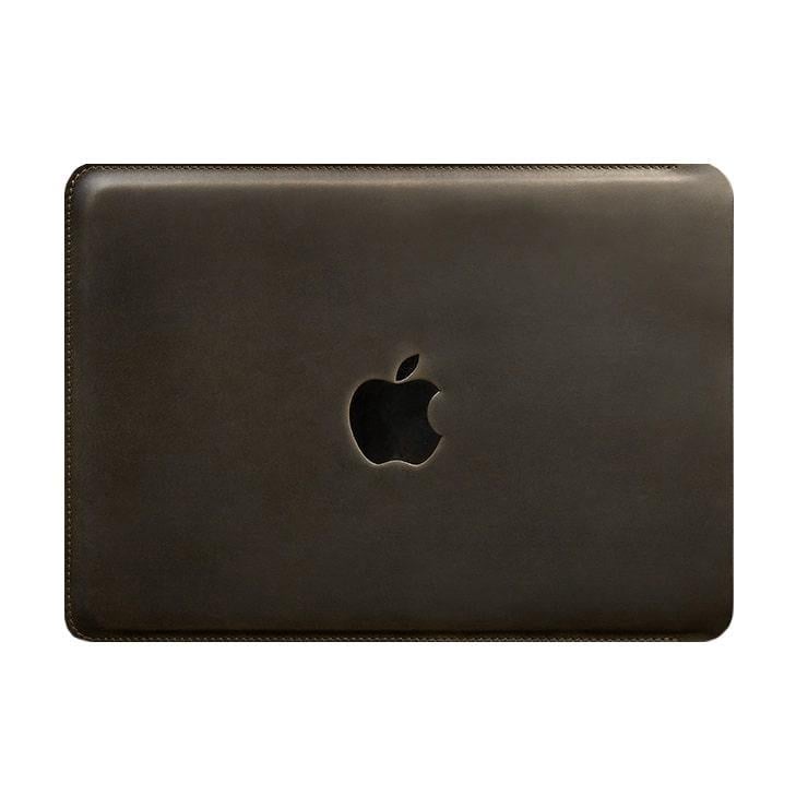 Чехол кожаный для MacBook 13" Crazy Horse Темно-коричневый (A-026834) - фото 1 Чехол кожаный для MacBook 13" Crazy Horse Темно-коричневый (A-026834) - фото 1