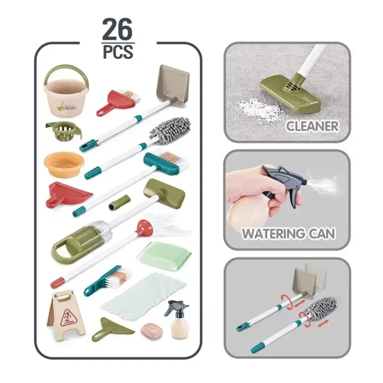 Дитячий набір для ігор у прибирання YY 210 (36) - фото 2