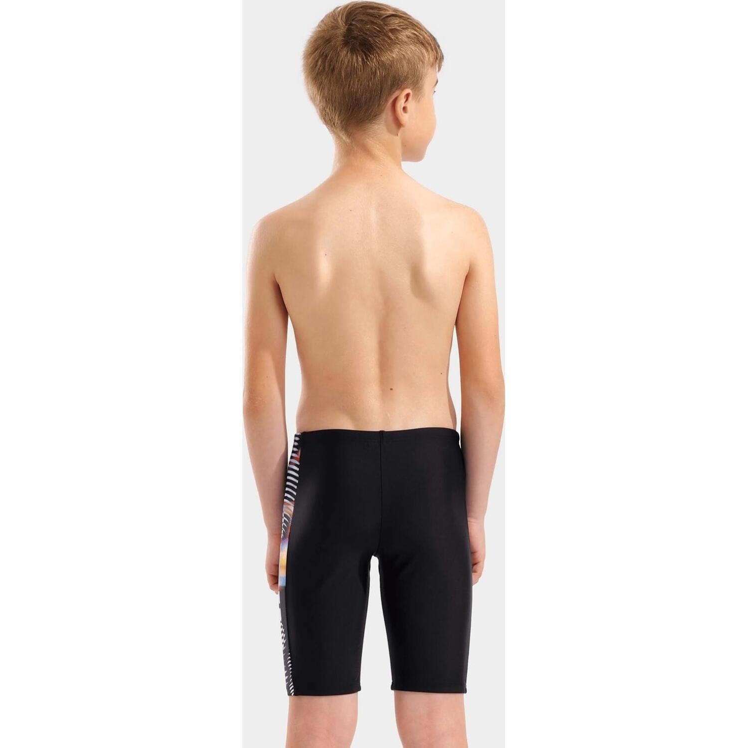 Плавки-джамеры детские Arena LIT LOGO SWIM JAMMER 152 см Черный (010693-550) - фото 4