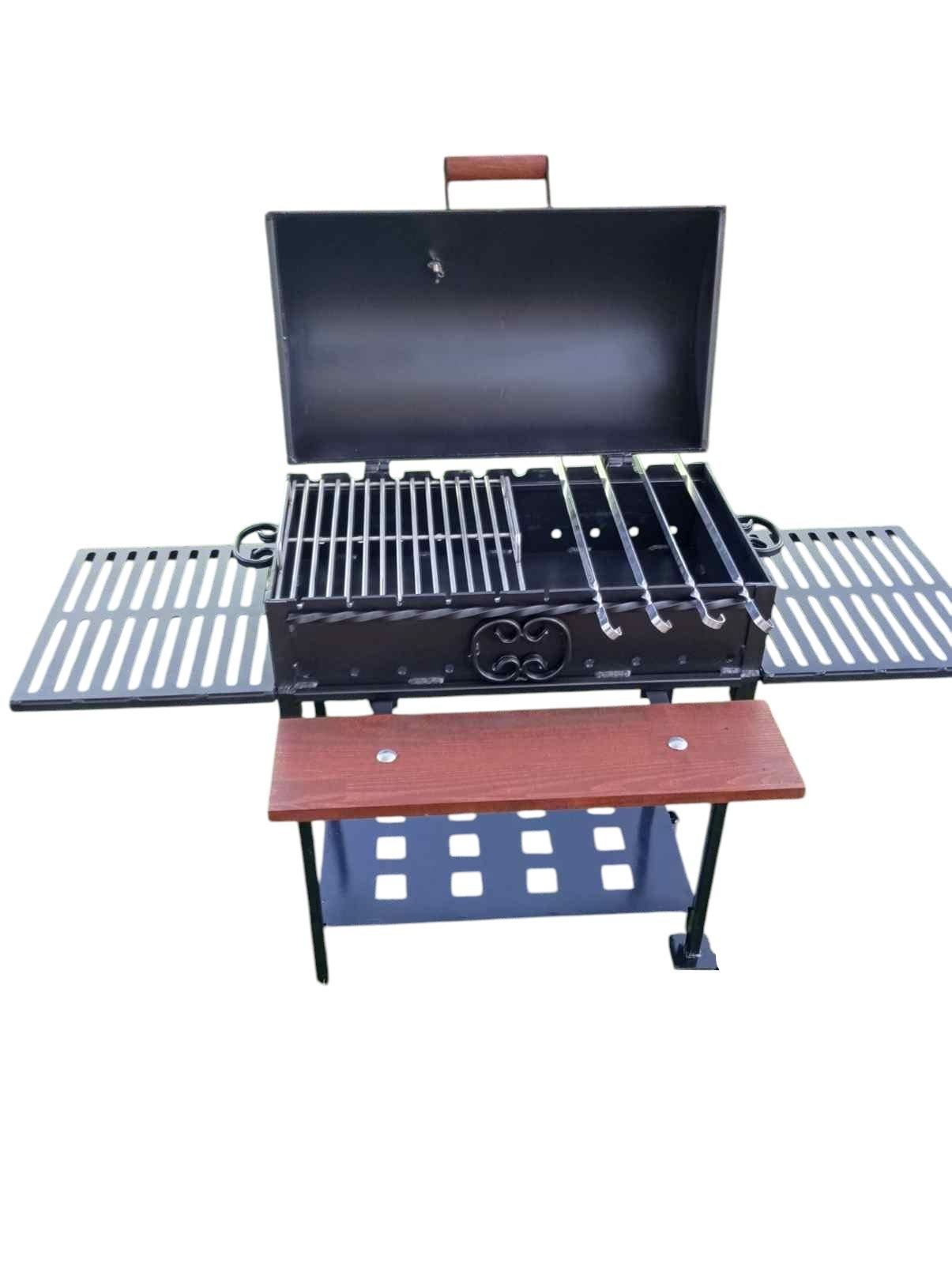 Мангал-гриль з термометром сталь 4 мм (2245292421) - фото 3 Мангал-гриль з термометром сталь 4 мм (2245292421) - фото 3